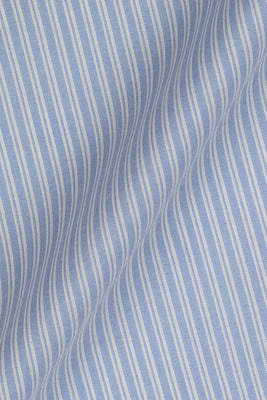Sky Blue Hairline Stripes