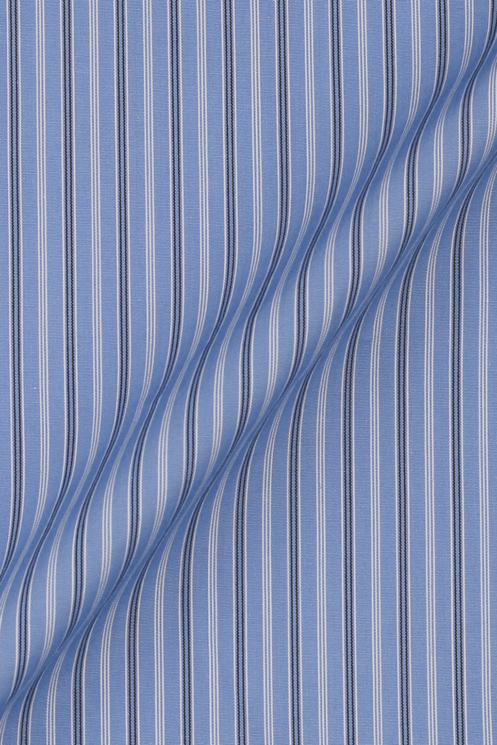 Aegean Blue Balanced Stripes