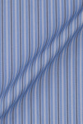 Aegean Blue Balanced Stripes