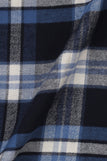 Soft Azure Blue Tartan Winter Flannel