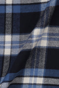 Soft Azure Blue Tartan Winter Flannel