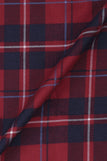 Multi Red Herringbone Tartan Winter Flannel