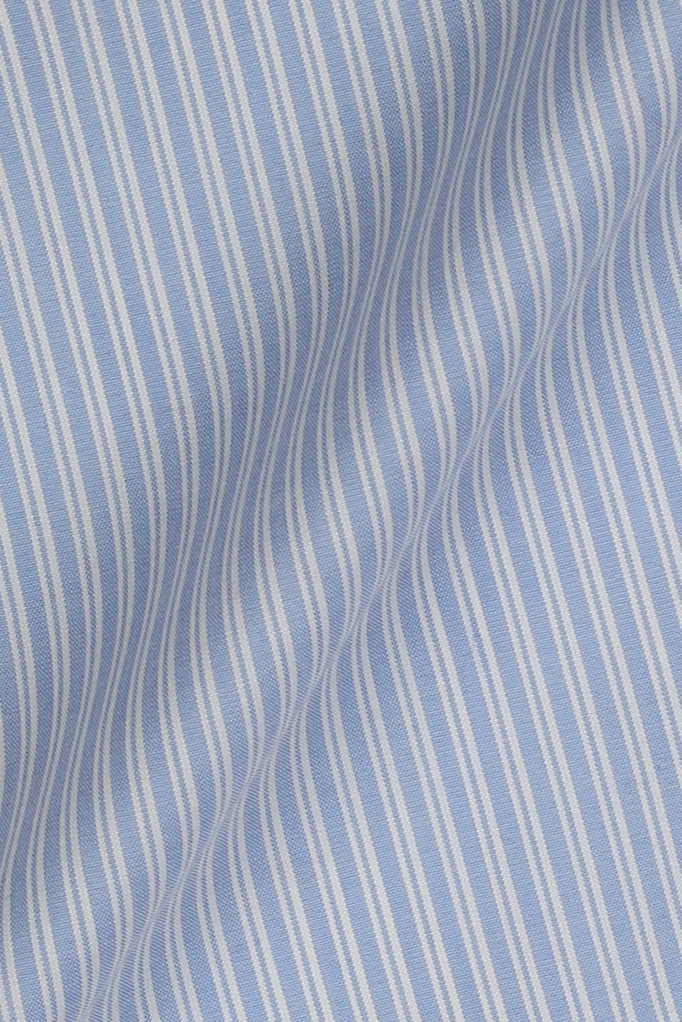Sky Blue Hairline Stripes Shirt