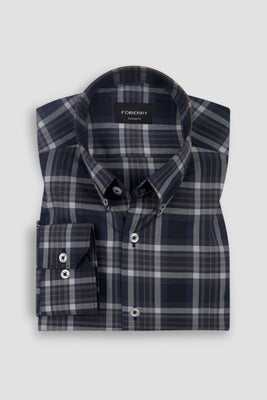 Soft Multi Blue Madras Check Shirt