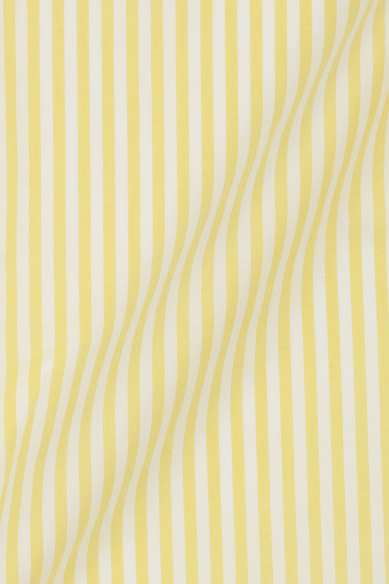 Soft Yellow Bengal Striped Shirt