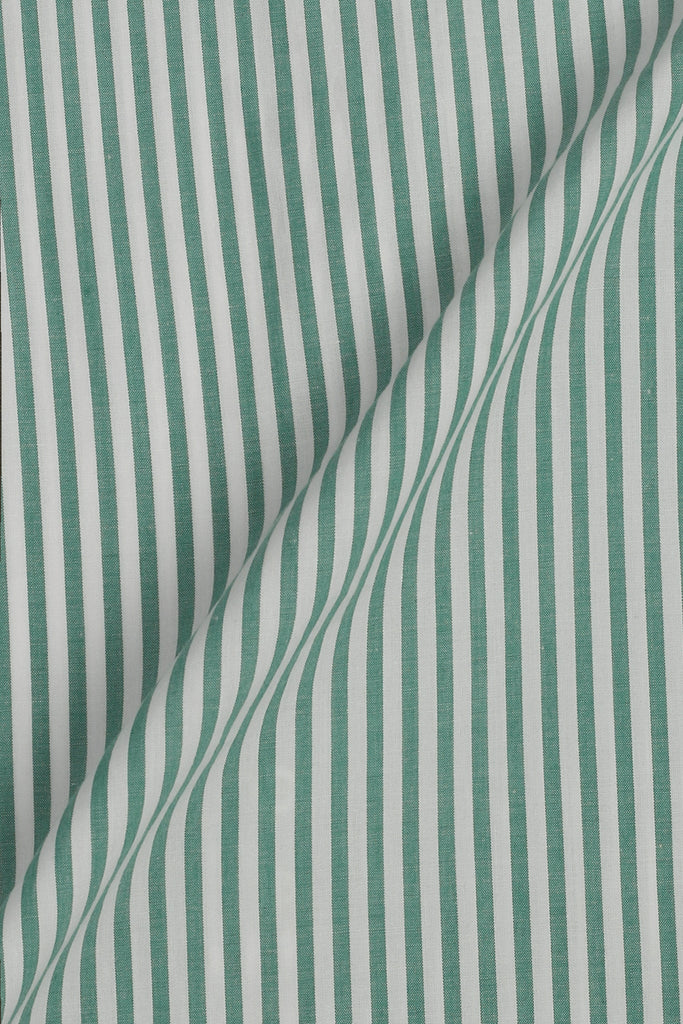 Parrot Green Bengal Stripes Shirt