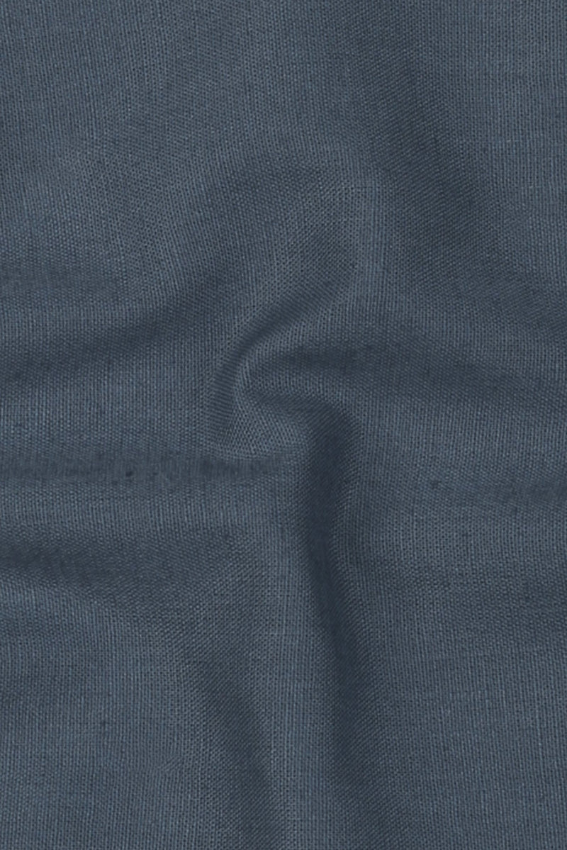 Violet Blue Irish Linen