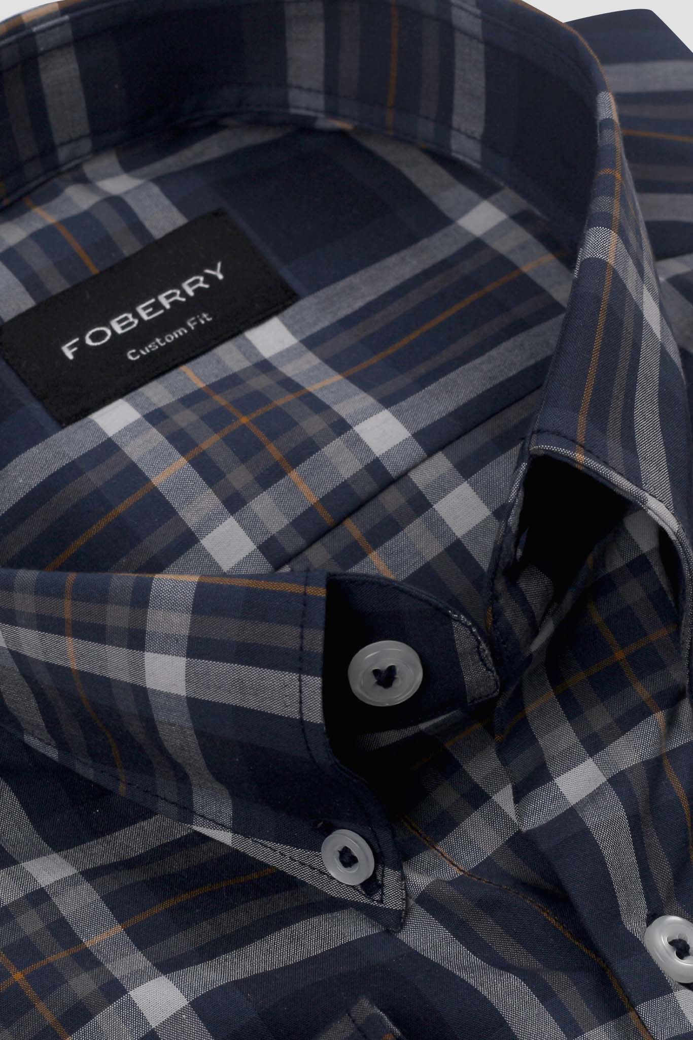 Soft Multi Blue Madras Check Shirt