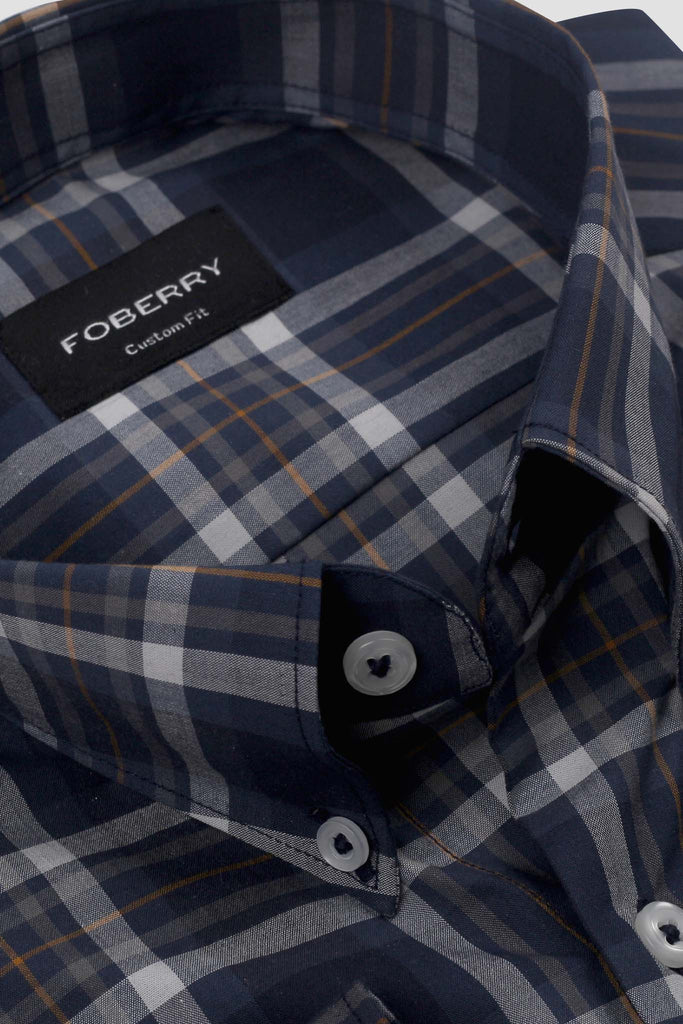 Soft Multi Blue Madras Check Shirt