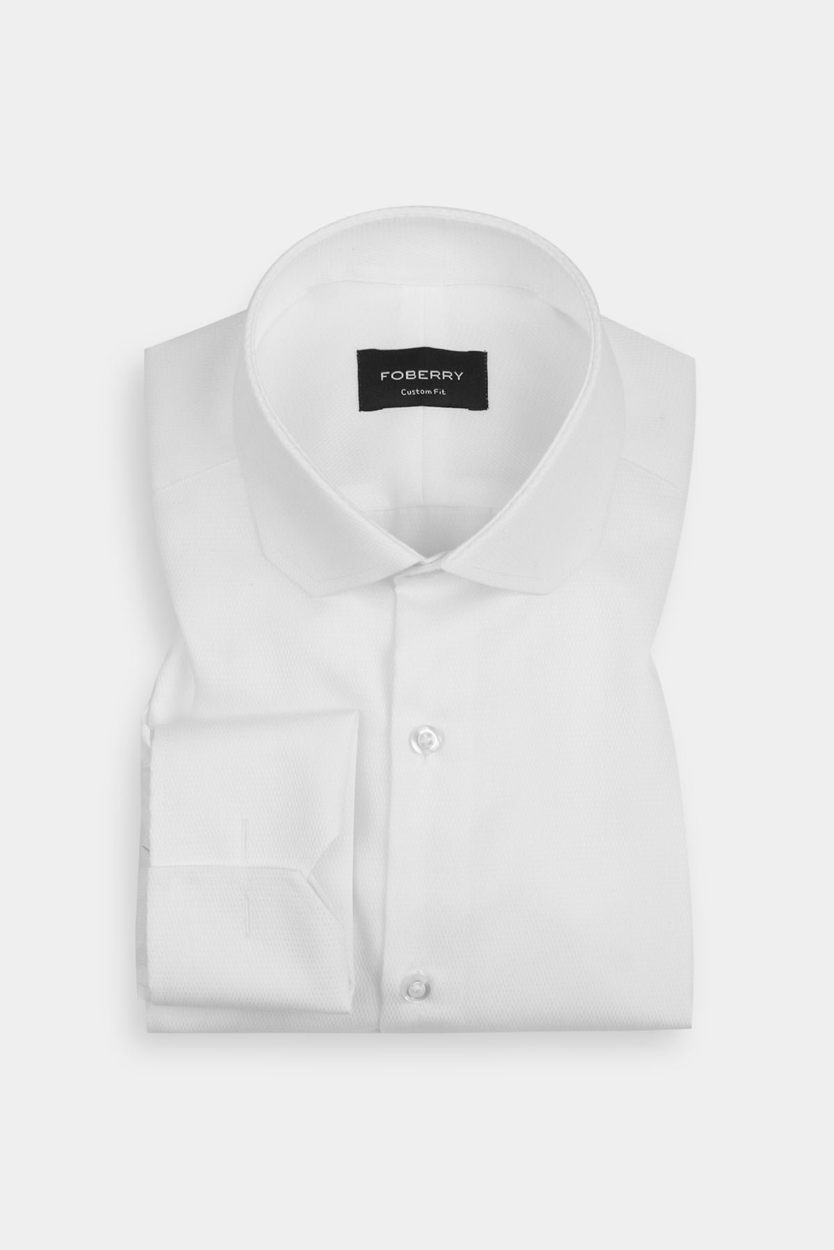 White Fine Chevron Shirt