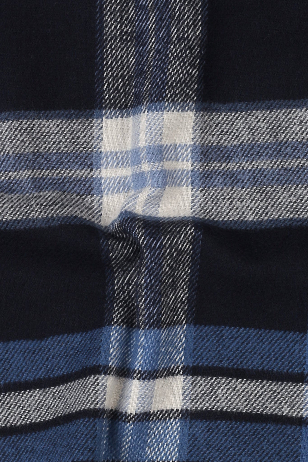 Soft Azure Blue Tartan Winter Flannel