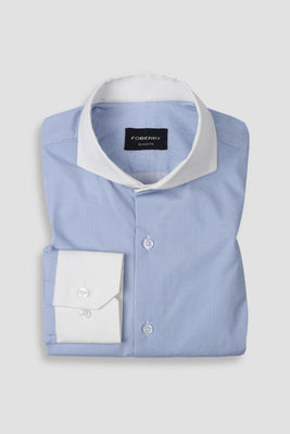 Blue Circle Printed Shirt