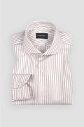 Dual Egyptian Brown Striped Shirt