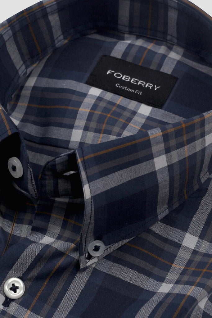 Soft Multi Blue Madras Check Shirt