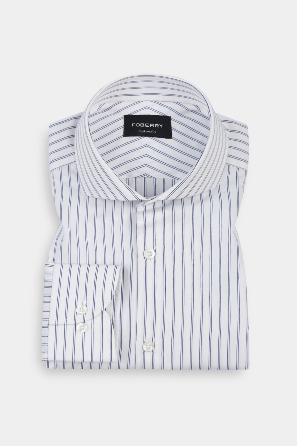 Denim Blue Dual Striped Shirt