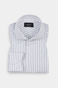 Denim Blue Dual Striped Shirt