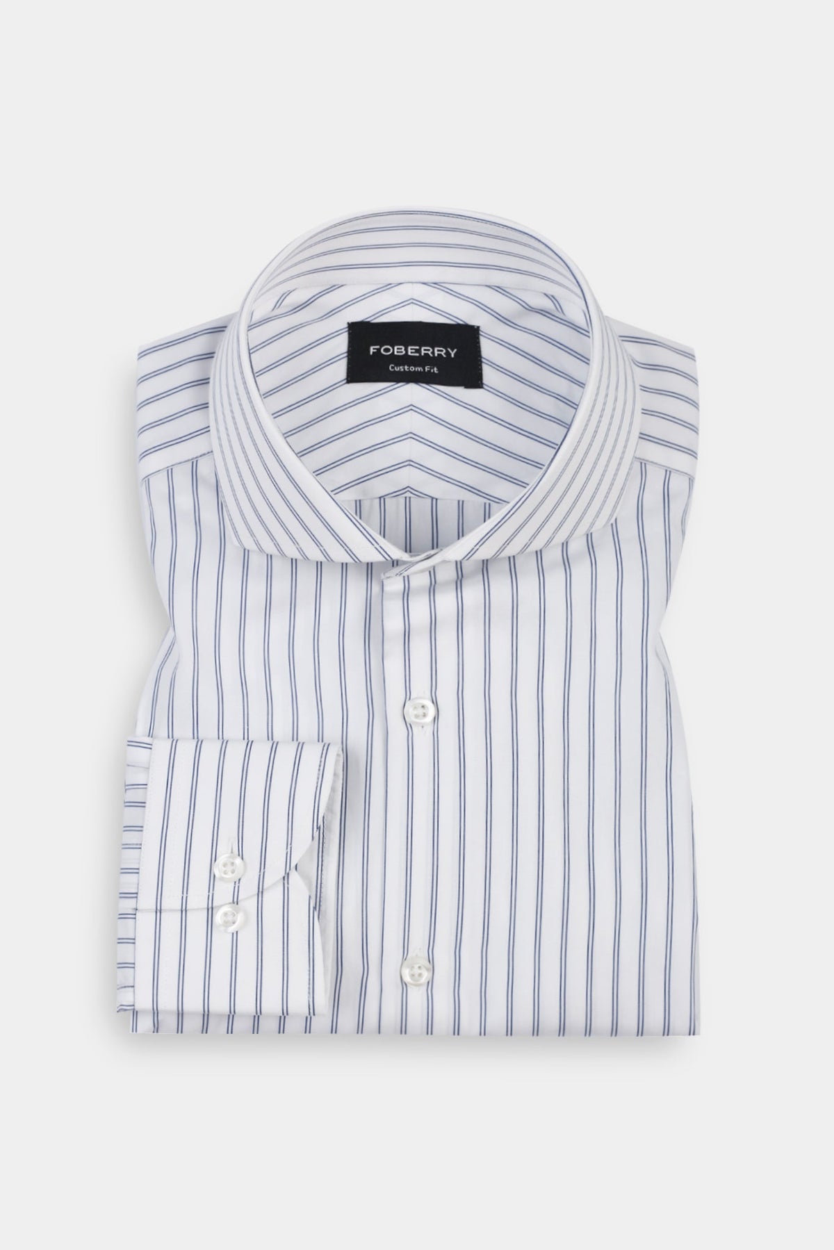 Denim Blue Dual Striped Shirt