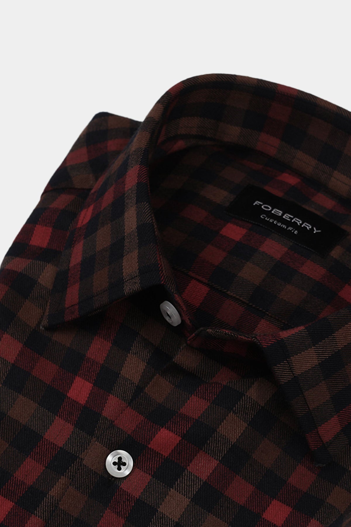 Black & Mustard Buffalo Check Winter Flannel Shirt