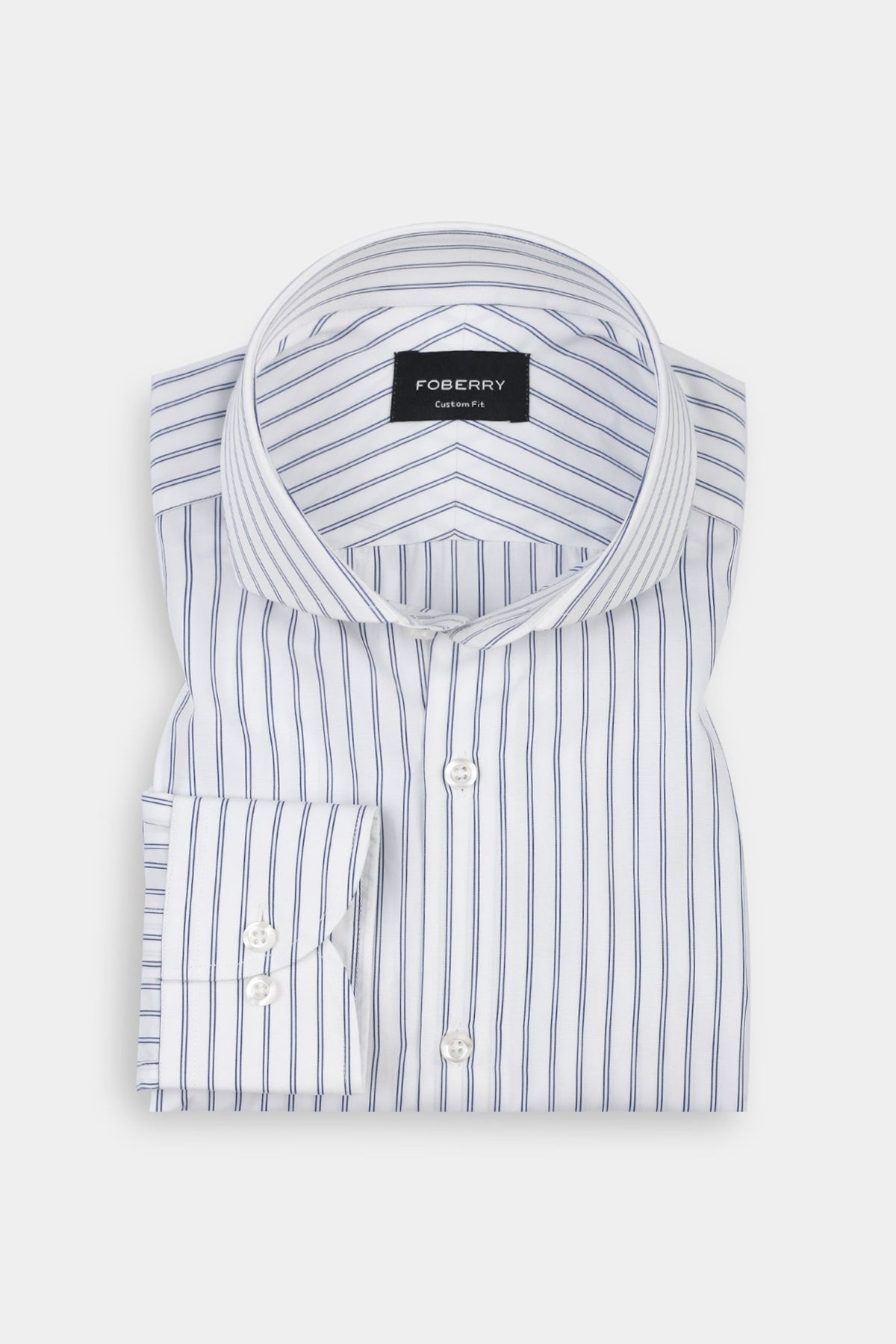 Denim Blue Dual Striped Shirt