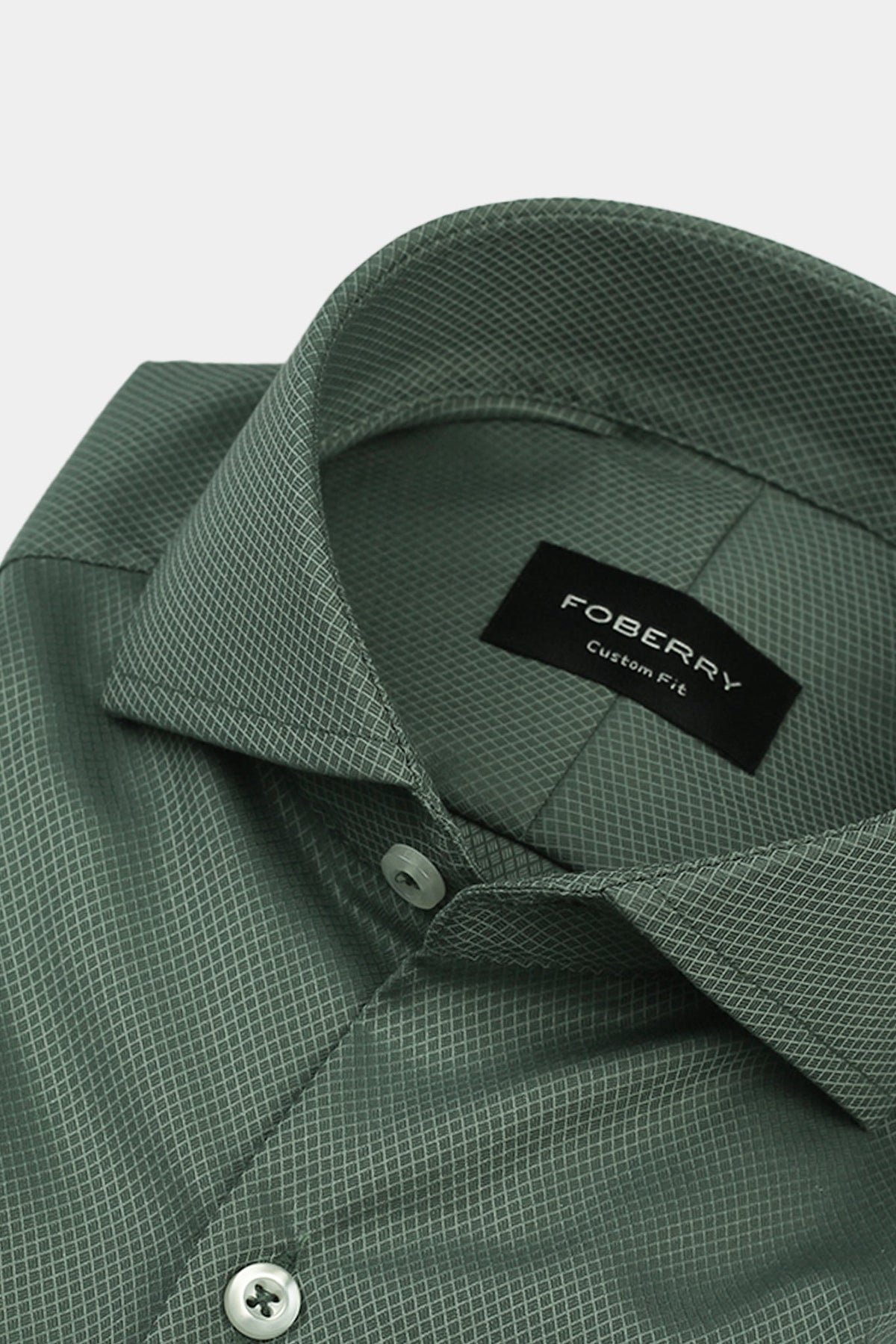 Soft Persian Green Structured Shirt