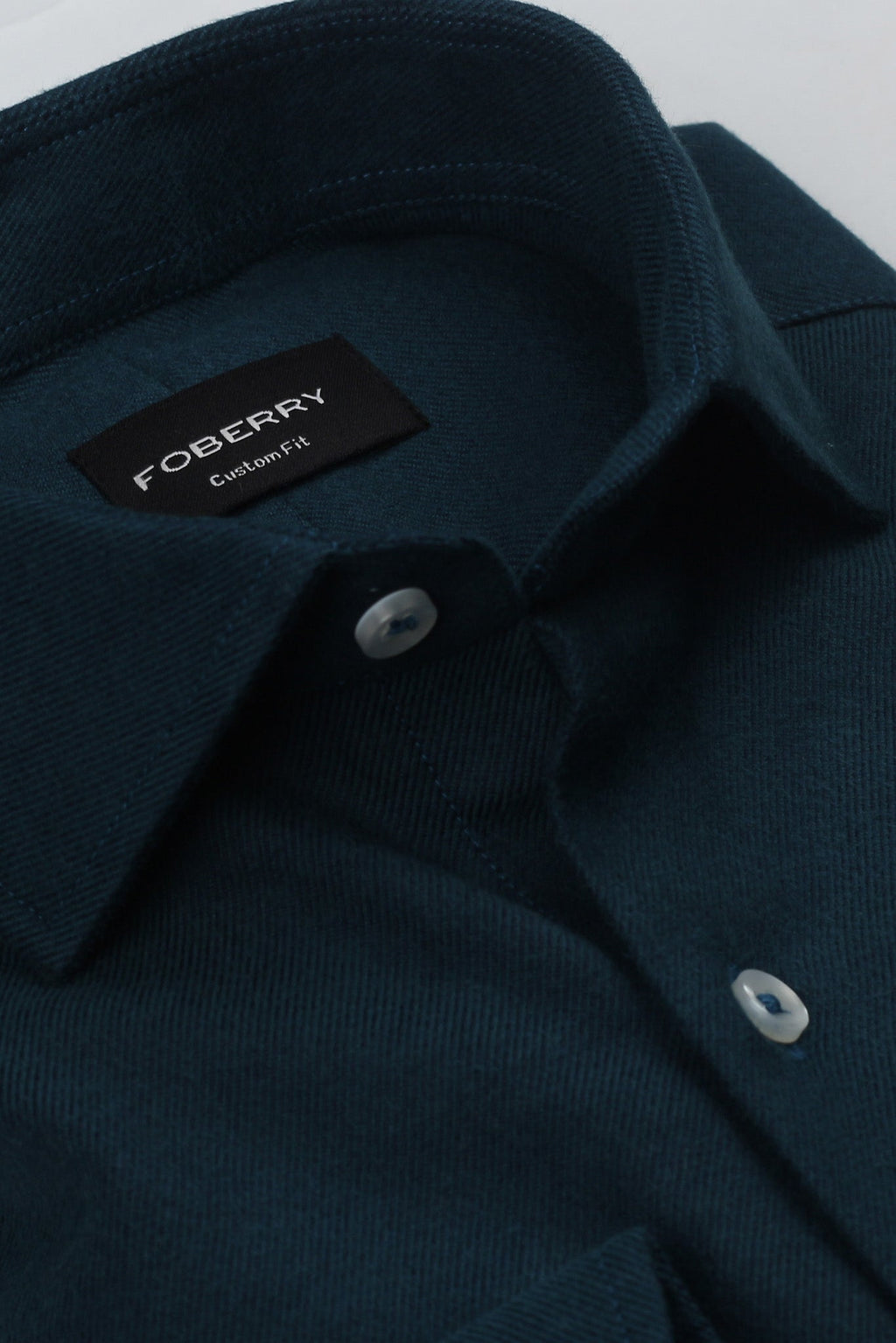 Teal Green Winter Flannel Shirt