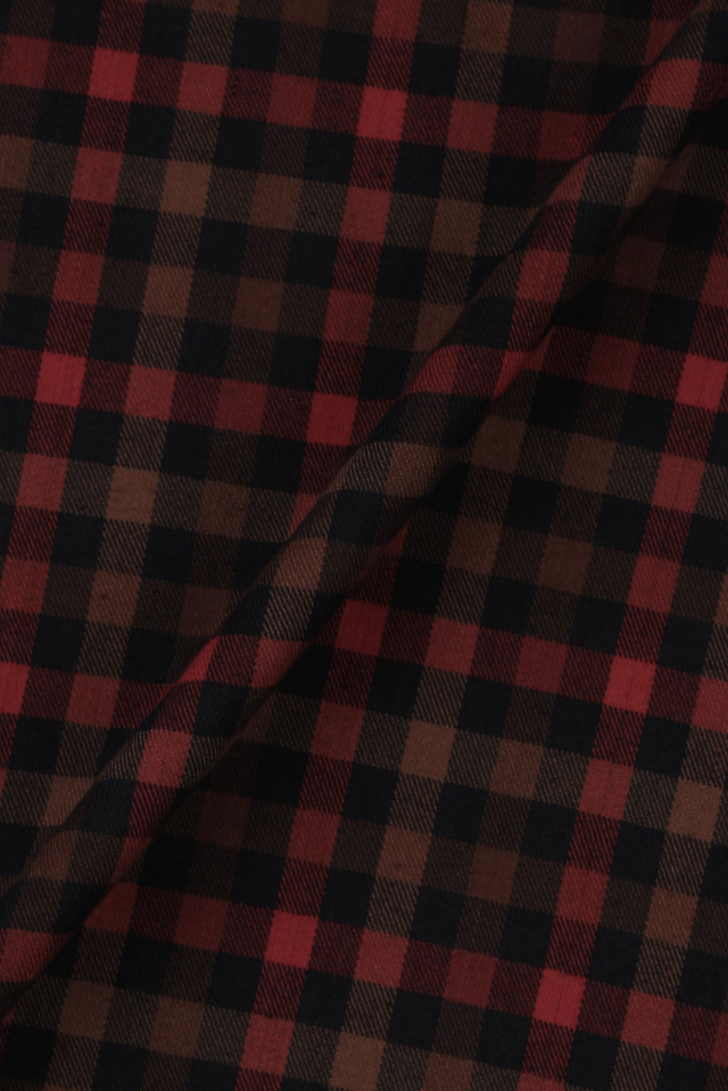 Black & Mustard Buffalo Check Winter Flannel Shirt