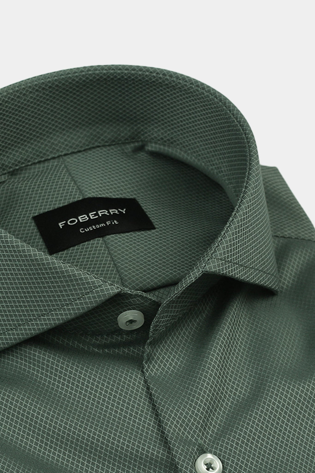 Soft Persian Green Structured Shirt