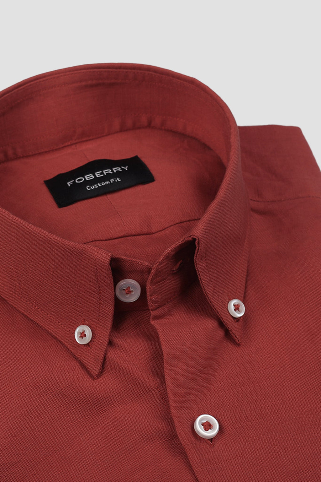 Scarlet Red EU Linen Shirt