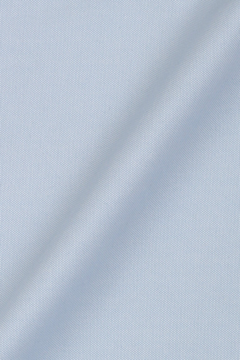 Soft Ice Blue Linen Shirt