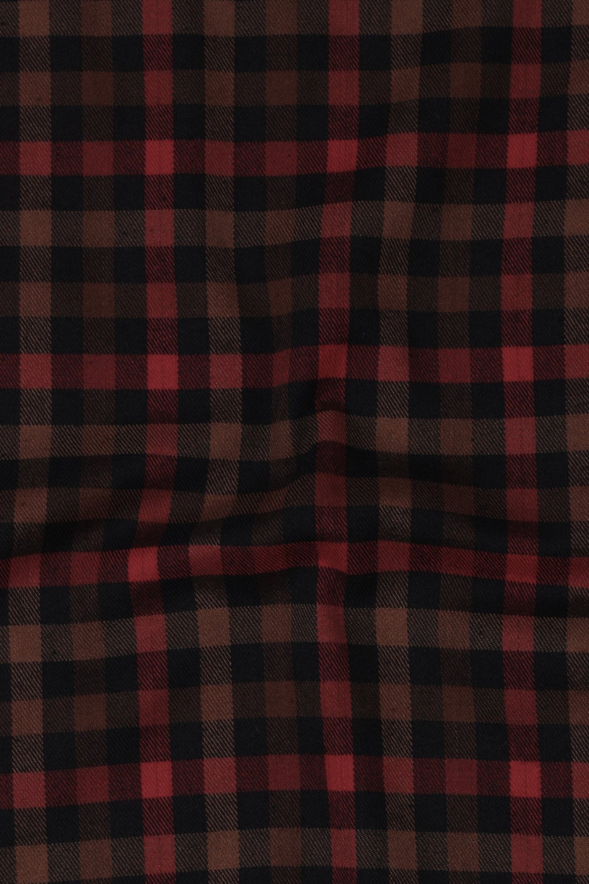 Black & Mustard Buffalo Check Winter Flannel