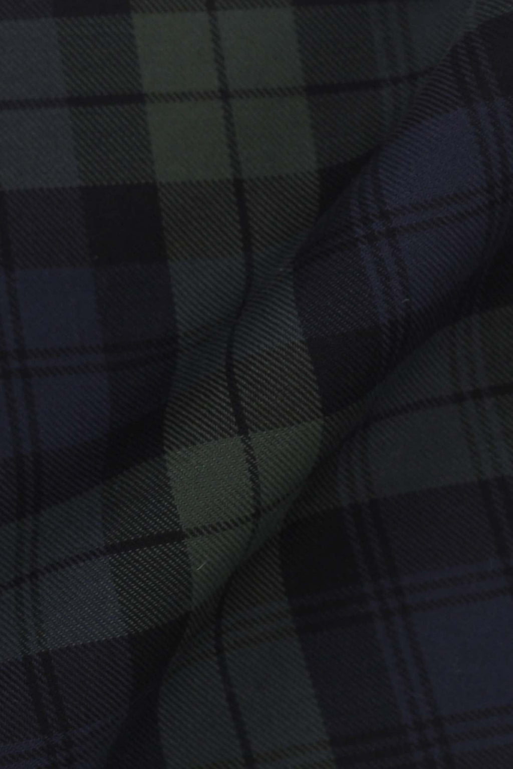 Dark Forrest Green Tartan Winter Flannel Shirt