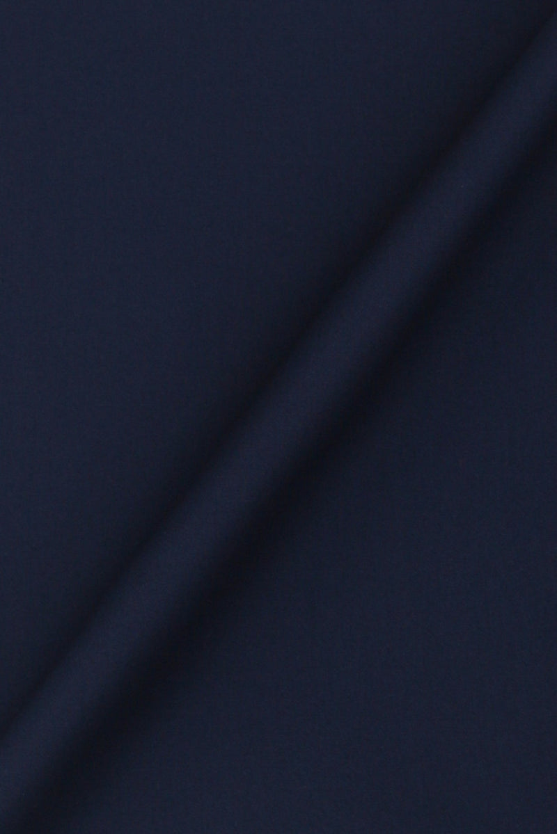 Dark Navy Blue Egyptian Shirt - Hidden Button Down Shirt