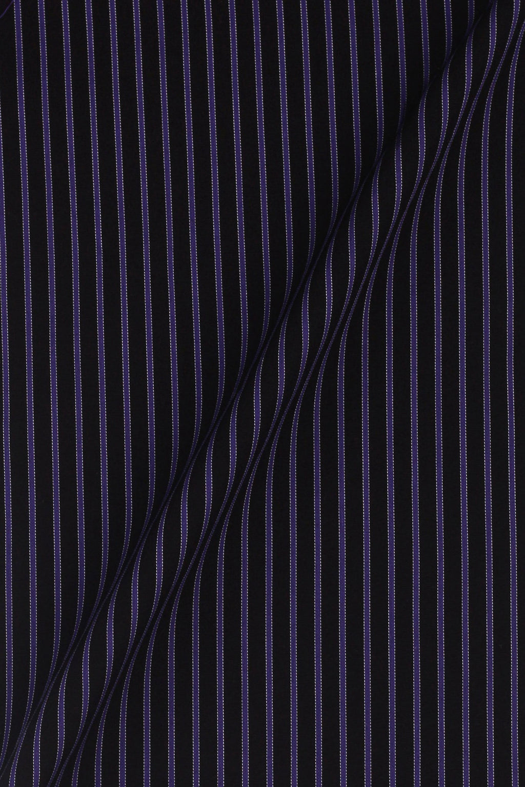 Electric Purple Twill Striped