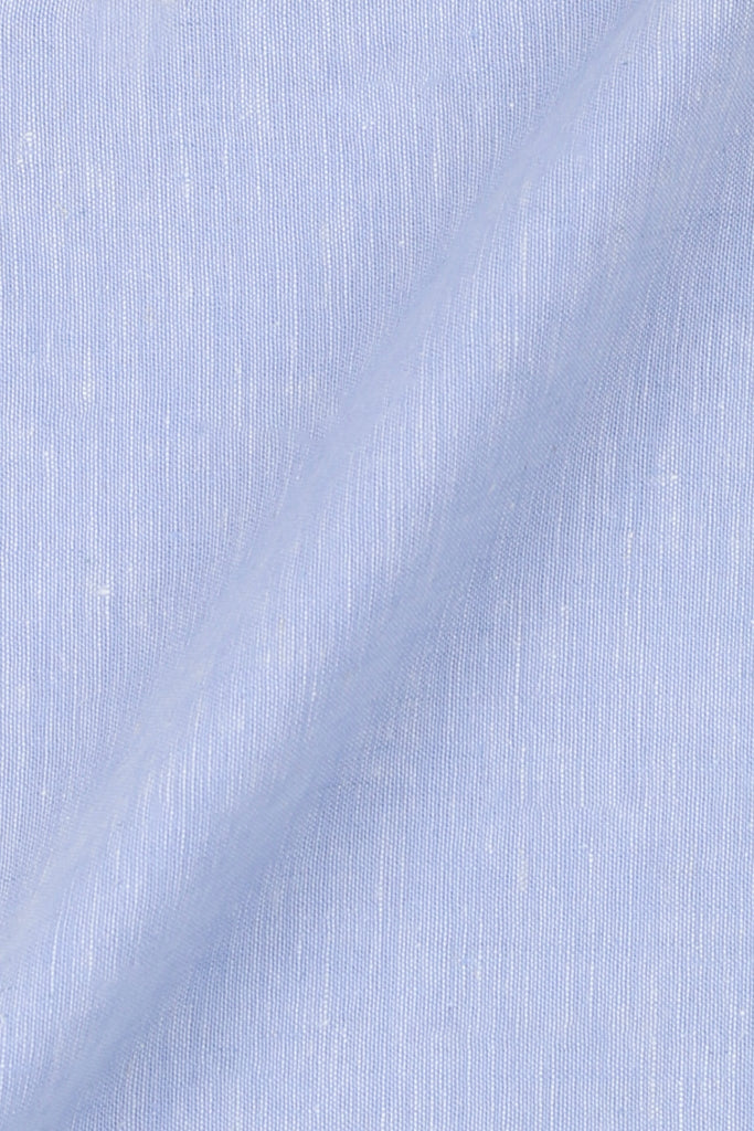 Soft Light Blue Irish Linen Shirt