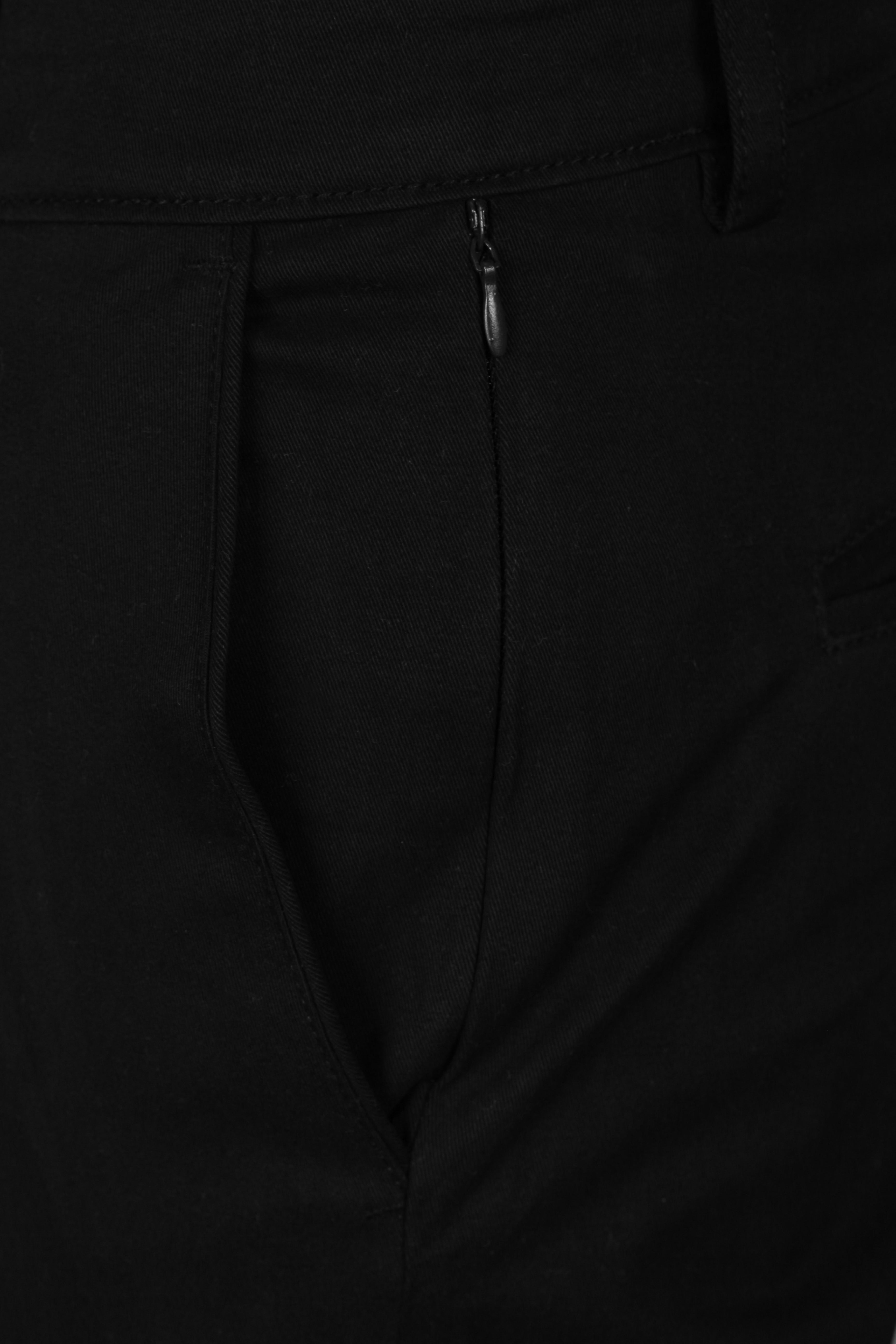 Jet Black Twill Comfort Chinos