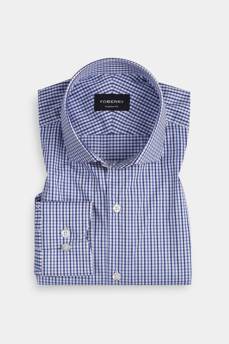 Dual Blue Gingham Shirt
