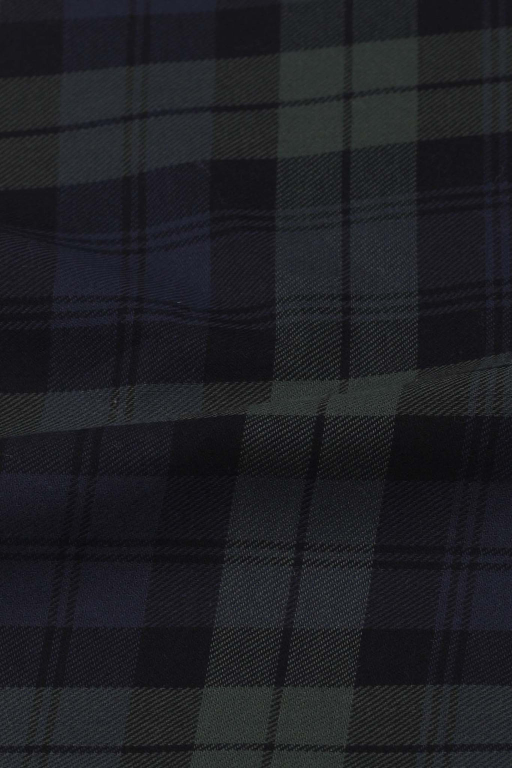 Dark Forrest Green Tartan Winter Flannel Shirt