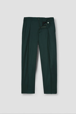 Forrest Green Tropical Wool Blended Dress Pant