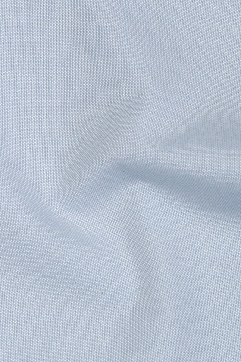 Soft Ice Blue Linen Shirt