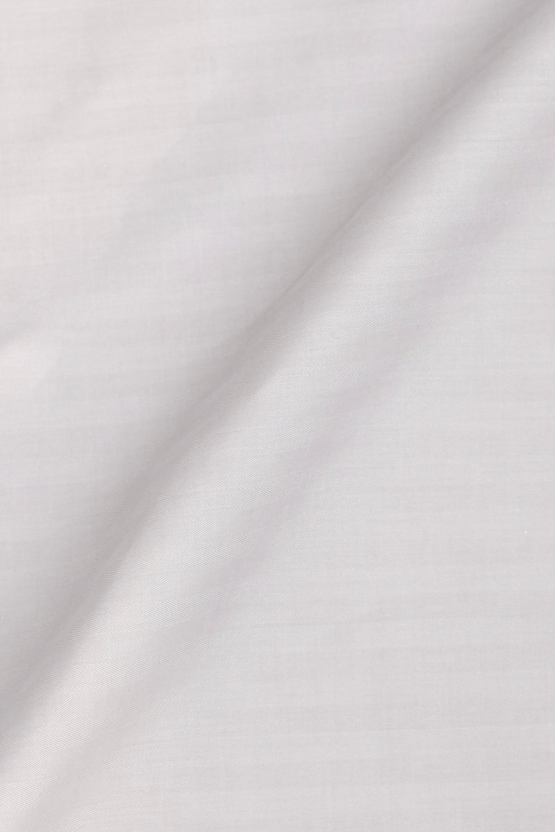Light Grey Twill Striped Shirt