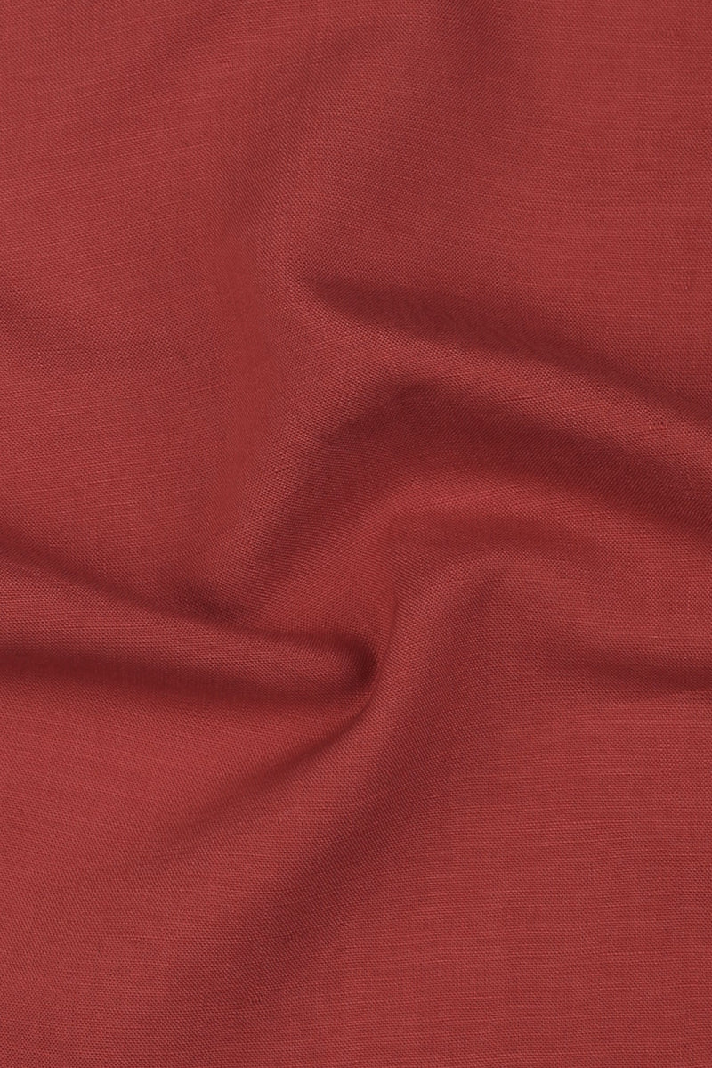 Scarlet Red EU Linen