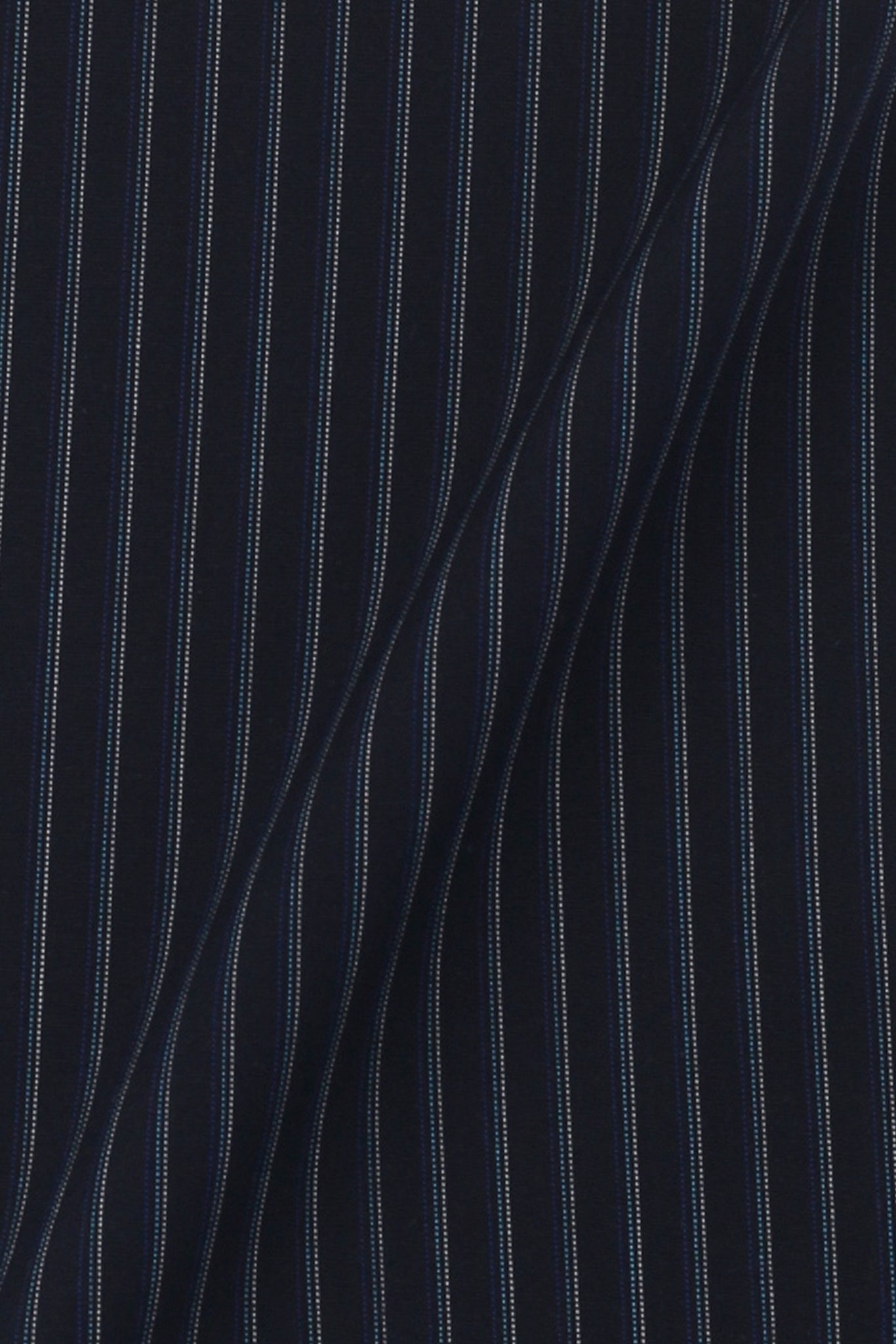 Blue And Black Hairline Striped