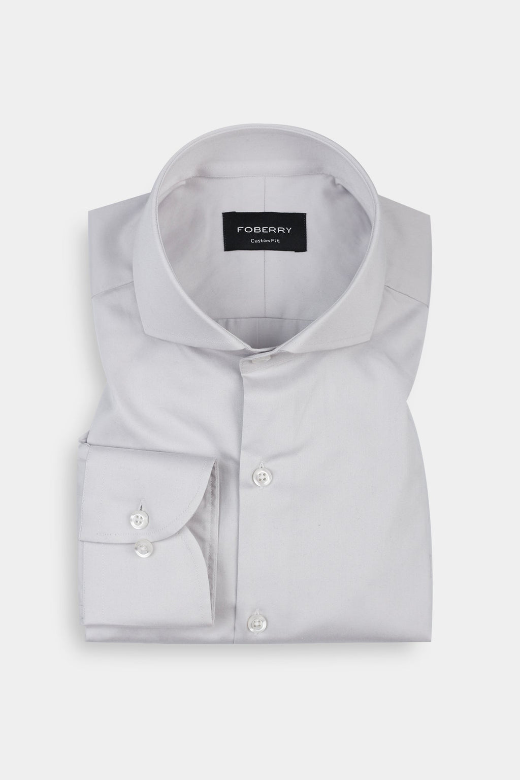 Ash Grey Egyptian Poplin Shirt