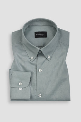 Aqua Grey Linen Shirt