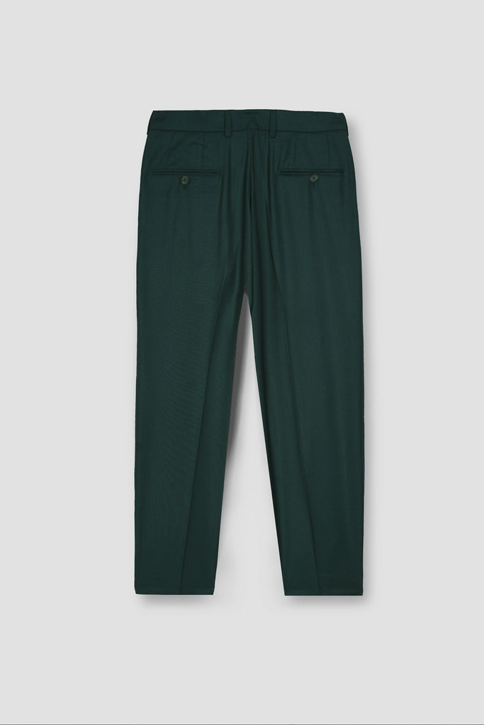Forrest Green Tropical Wool Blended Dress Pant