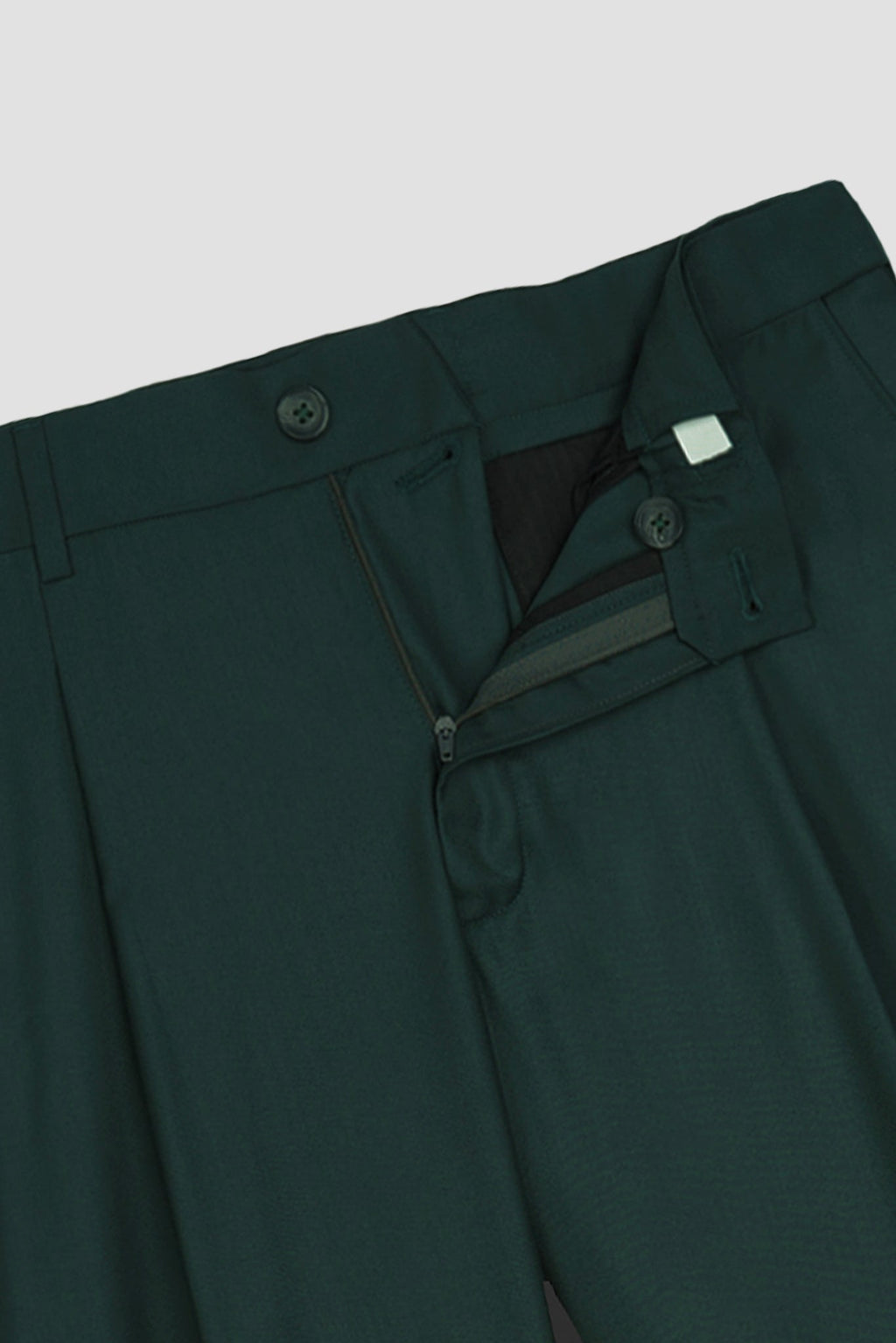 Forrest Green Tropical Wool Blended Dress Pant