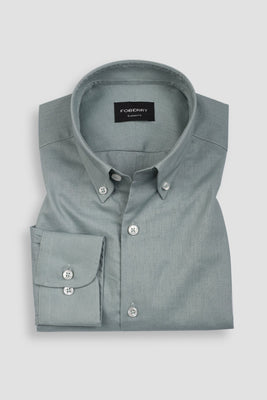 Aqua Grey Linen Shirt
