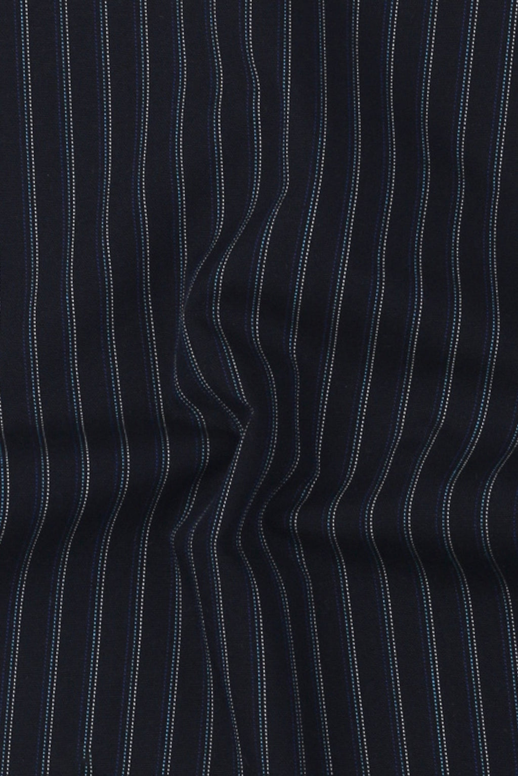Blue And Black Hairline Striped