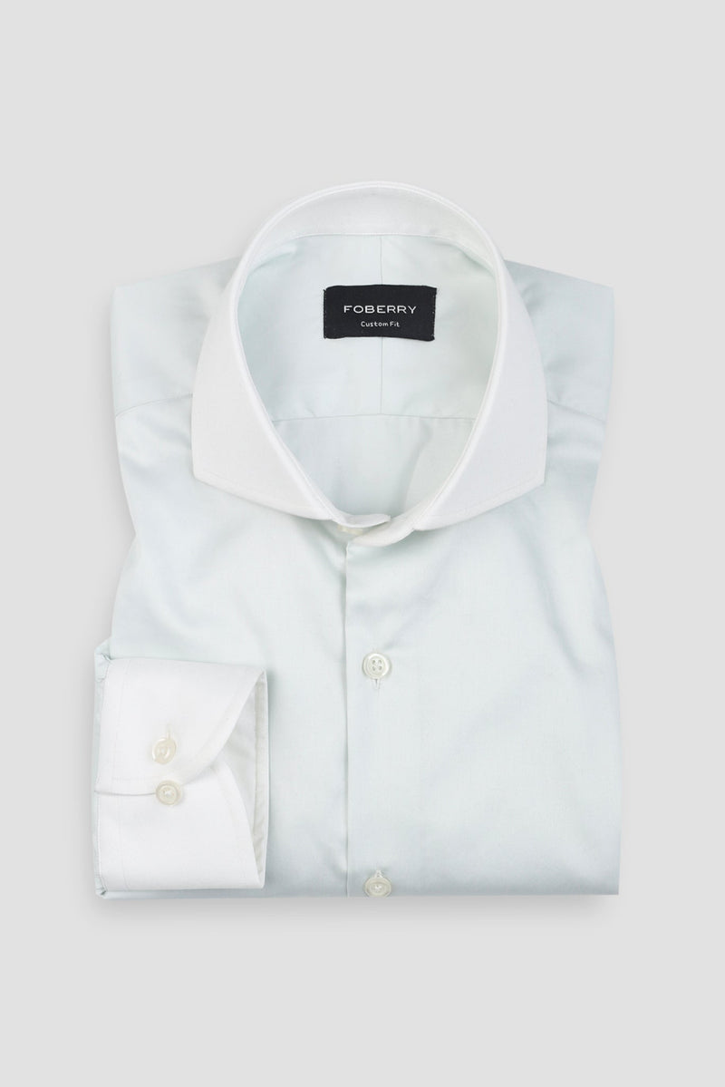 Ice Green Egyptian Poplin Shirt
