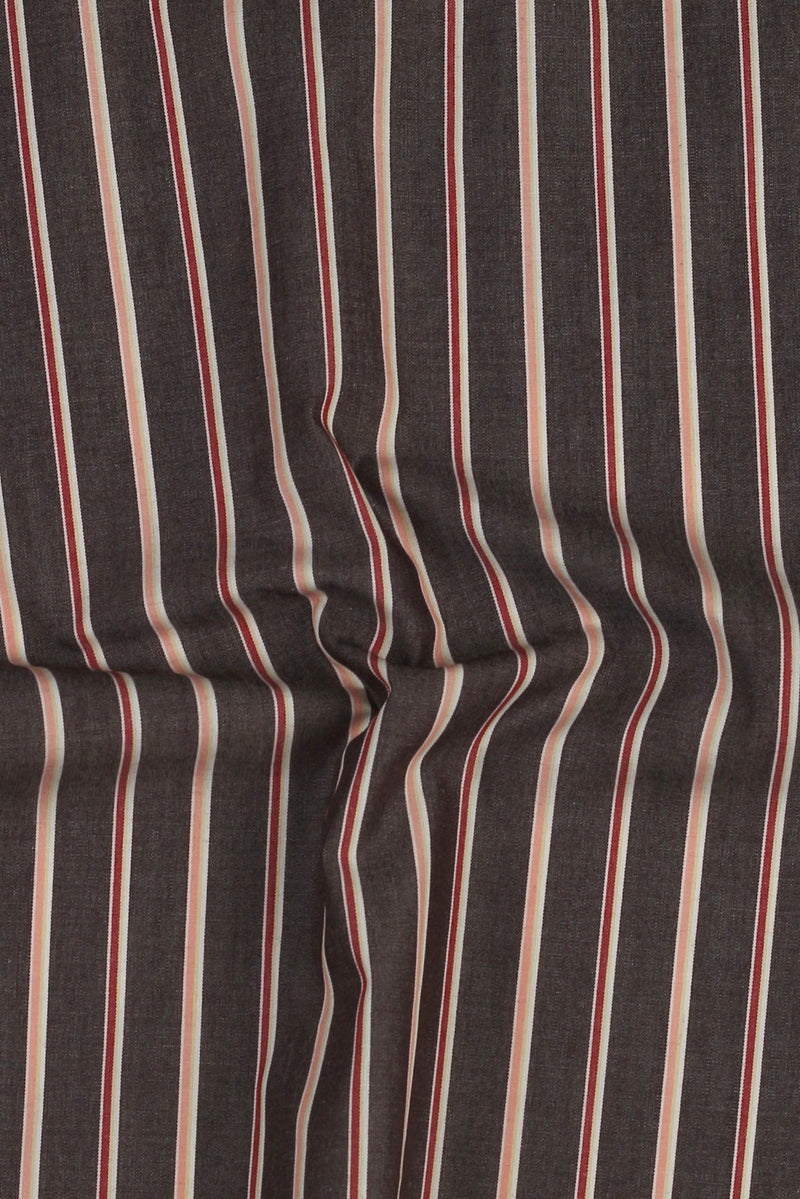 Multi Brown Balanced Striped